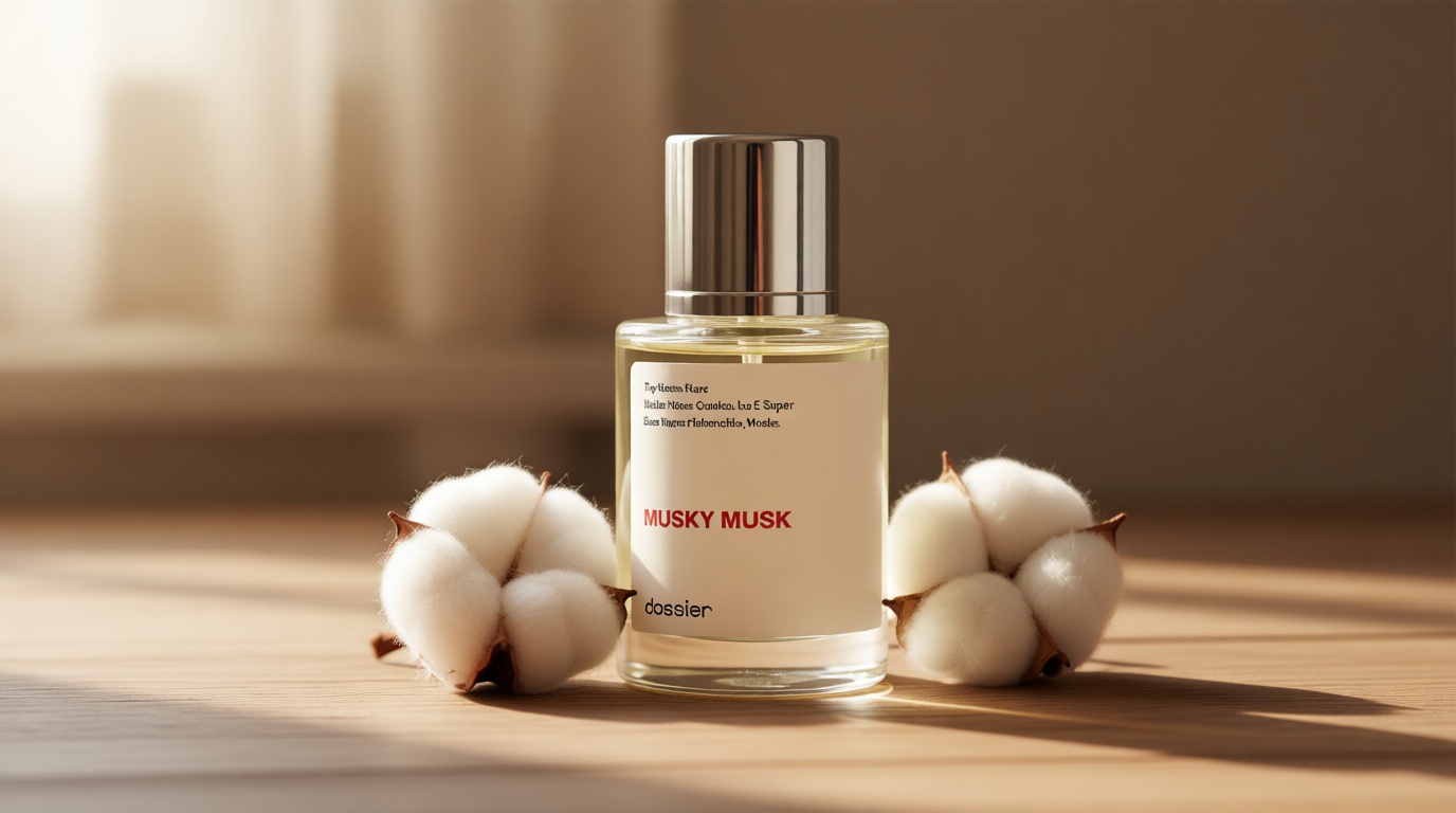 Dossier Musky Musk - Eau de Parfum - Inspired by Juliette.Gun's Not a Perfume - Perfume Luxury - Pure Infused - Paraben-Free - Vegan - For Women - Fragrance 1.7 Fl Oz (Spray 50ml)