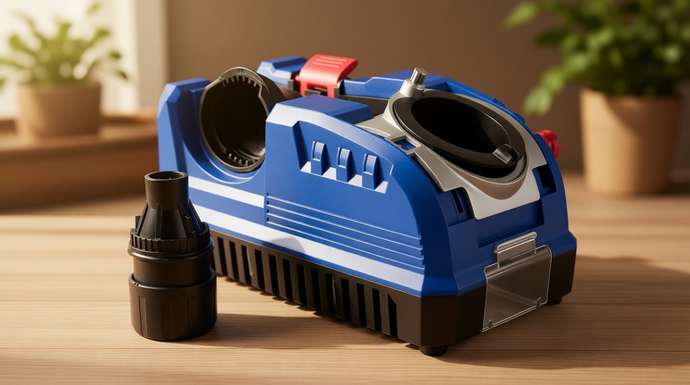 Drill Bit Sharpener for All Bits 3/32-3/4", High-Speed Portable Power Drill Bit Sharpeners, Adjustable 115°-140° Angles Drill Sharpener, Sharpens HSS, Carbide Steel, Masonry, Cobalt, Tin-Coated Bits