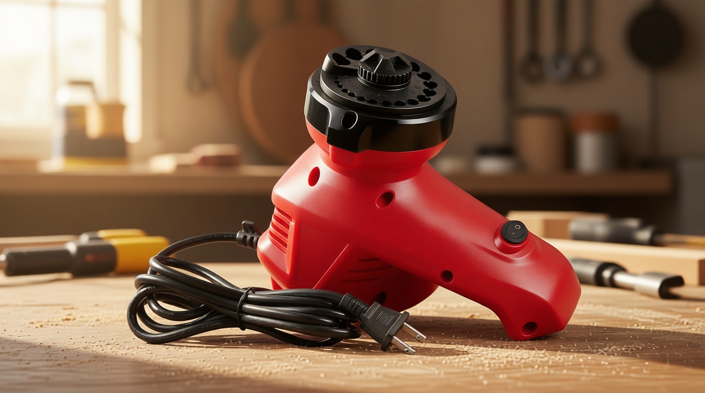 Electric Drill Bit Sharpener for All Bits (1/8" - 15/32"), 95W Power Drill Grinder Machine with 19-Position Jig & Extra Grinding Wheel, 130° Angle Restorer