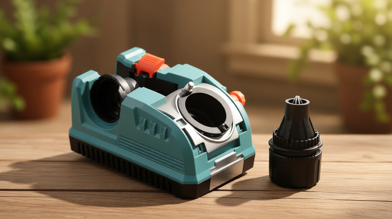 Drill Bit Sharpener for 3/32" to 3/4" Bits, Sharpens HSS and Carbide,115°-140° Angle Adjustment,Sharpening Tool for Home,Work & DIY