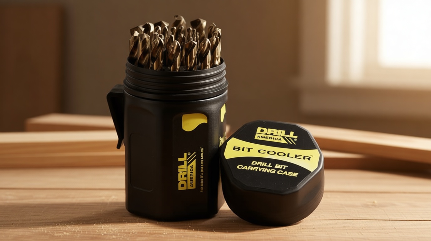 Drill America - D/A29J-CO-PC 29 Piece M42 Cobalt Drill Bit Set in Round Case (1/16" - 1/2" X 64ths), D/ACO Series