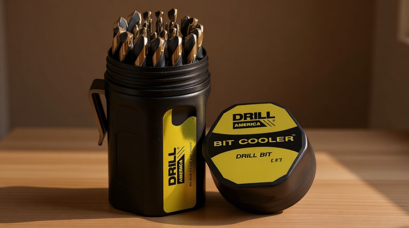 Drill America - KFD29J-PC 29 Piece Heavy Duty High Speed Steel Drill Bit Set with Black and Gold Finish in Round Case (1/16" - 1/2" x 64ths), KFD Series