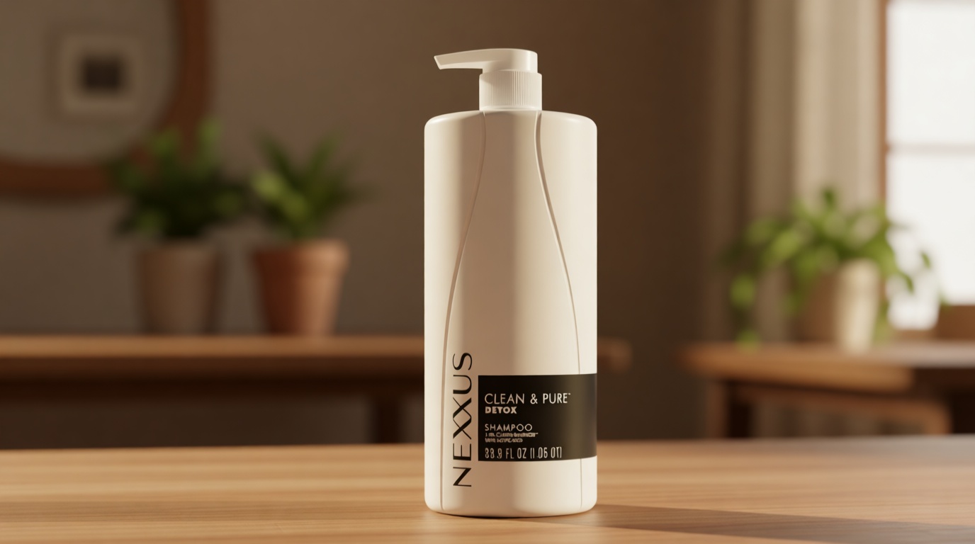 Nexxus Clean & Pure Shampoo Detox for Professional-Level Silicon, Sulfate & Paraben Free Hair Care Powered by CLARIFIX BALANCER Technology with Lactic Acid 33.8 oz