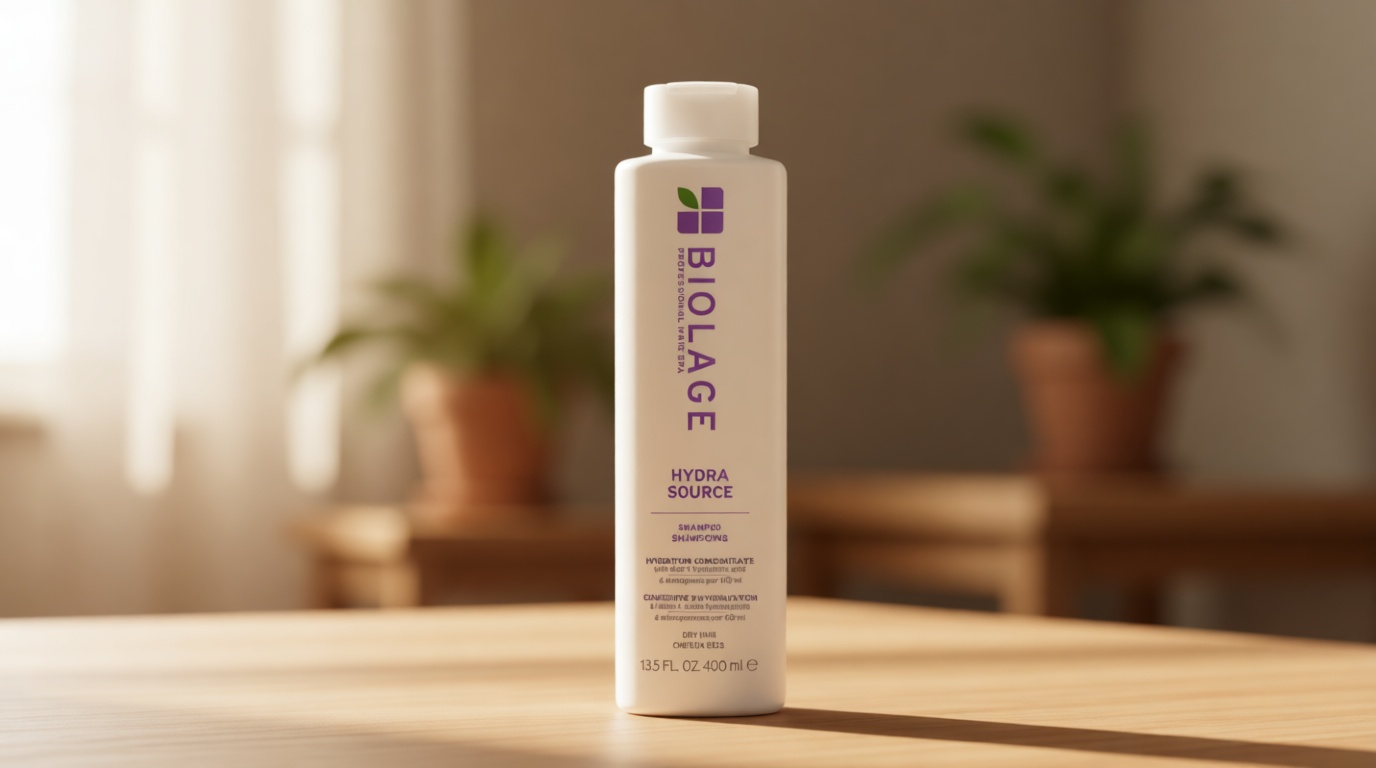 Biolage Hydra Source Shampoo - Softens, Moisturizes & Adds Shine, For Dry Hair, Infused with Micro-Filtered Aloe Vera & Fermented Hyaluronic Acid, Vegan & Paraben-Free