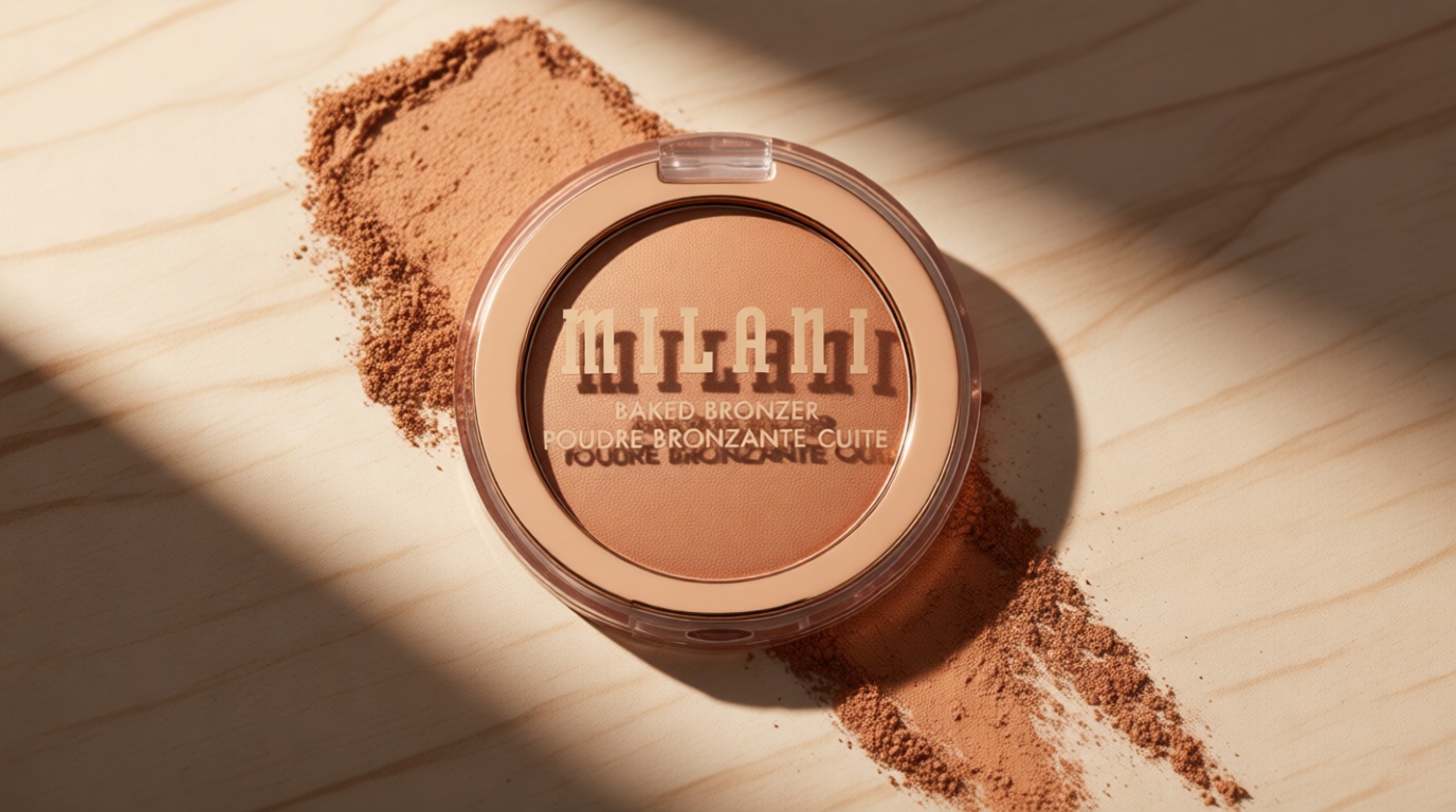 Milani Baked Bronzer - Long-Lasting Powder for Natural Sun-Kissed Glow- Lightweight, Buildable & Streak-Free Makeup with Radiant Finish- Talc-Free, Vegan & Cruelty-Free, Made in Italy, Tuscan Tan