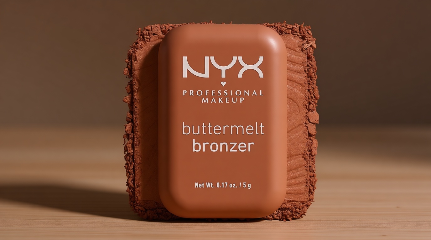 NYX PROFESSIONAL MAKEUP Matte Buttermelt Bronzer, Longwear Face Makeup with Up to 12 Hours of Wear, Vegan Formula - Butta Ballin (Medium Warm)