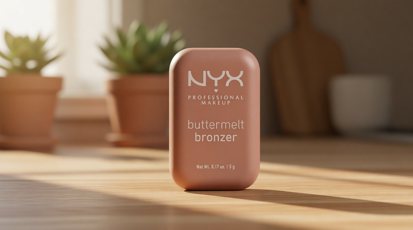 NYX PROFESSIONAL MAKEUP Matte Buttermelt Bronzer, Longwear Face Makeup with Up to 12 Hours of Wear, Vegan Formula - Deserve Butta (Light Medium Cool)