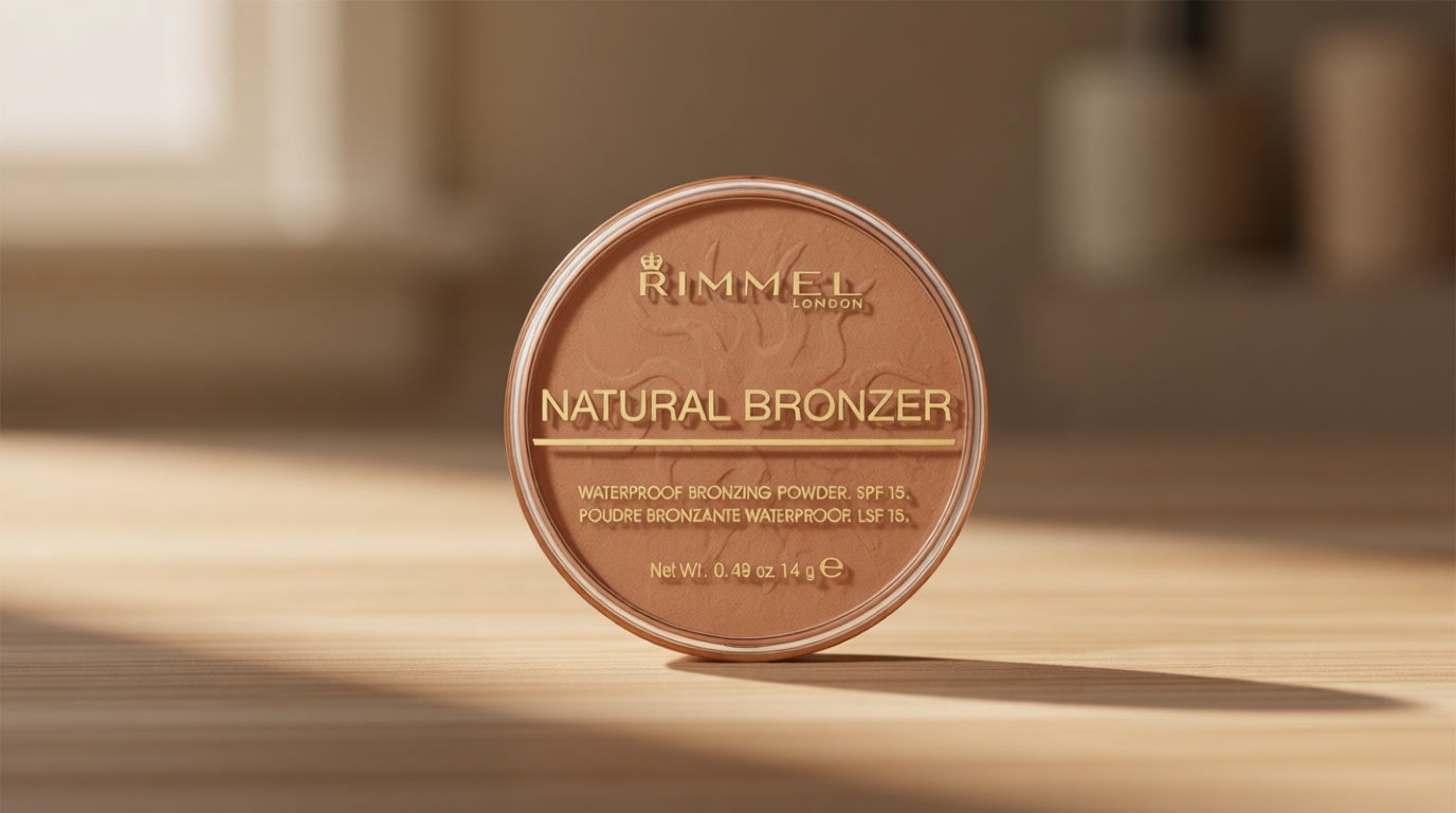 Rimmel London Natural - 022 Sun Bronze - Bronzer, Matte Finish, 0.49oz [Amazon-developed Certification] Compact by Design