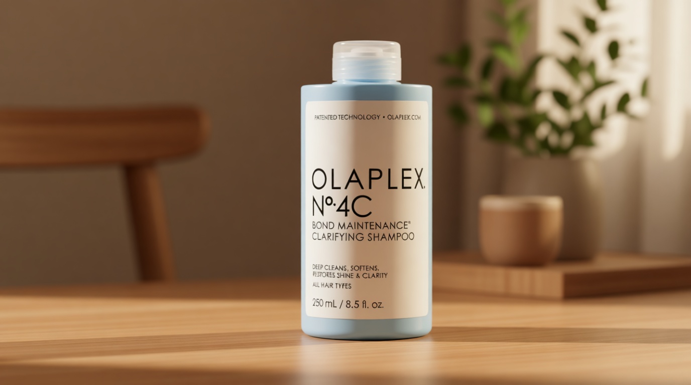 Olaplex Nº.4C Bond Maintenance™ Clarifying Deep Cleansing Shampoo | Removes Damage Causing Impurities & Buildup | Helps Restore Color vibrancy | For Coily, Curly, Straight, and Wavy