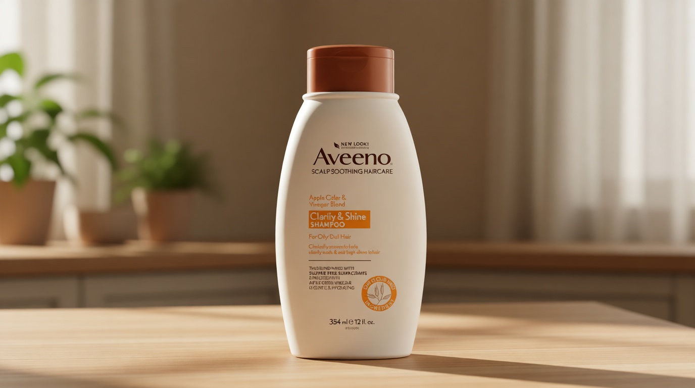 Aveeno Apple Cider Vinegar Clarifying Shampoo, Shine Enhancing, 12 fl oz