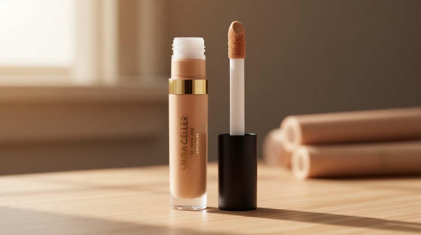 LAURA GELLER NEW YORK Ideal Fix Under Eye Concealer for Mature Skin – 03 Light - Full Coverage, Anti-Aging, Color Correcting – Covers Dark Circles & Blemishes – Hydrating, Crease-Free, Long-Lasting