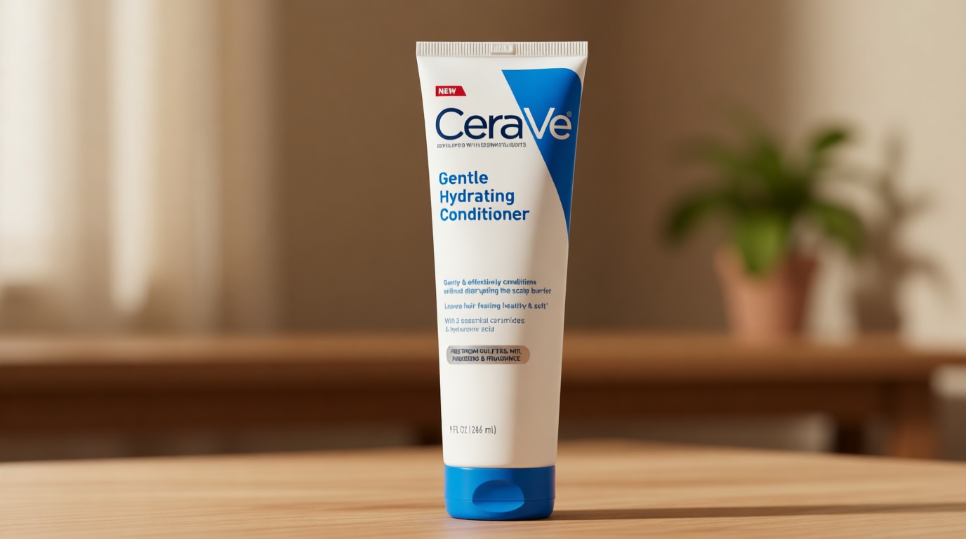 CeraVe Gentle Hydrating Conditioner, Hair Conditioner With Ceramides, Niacinamide & Hyaluronic Acid, Sulfate Free & Color Safe, Moisturizing Conditioner For All Hair & Scalp Types