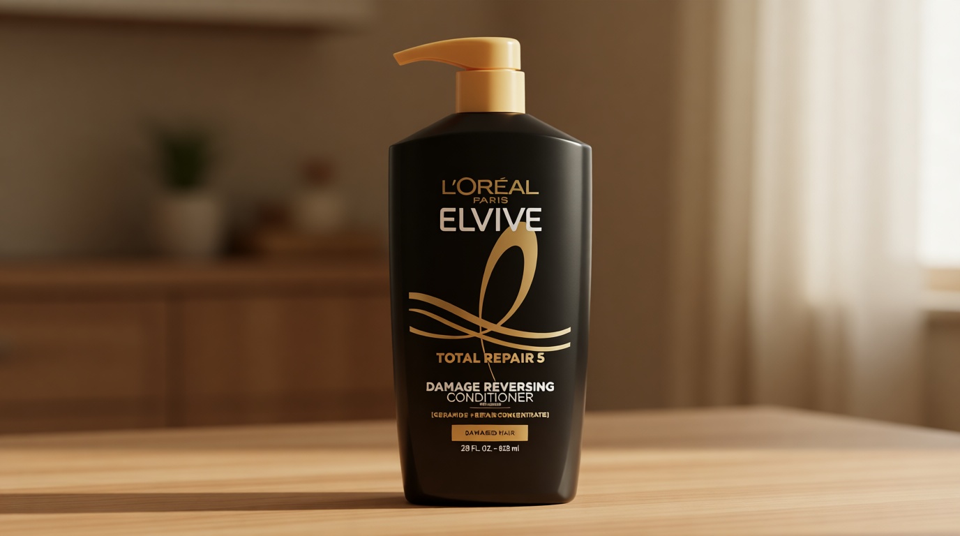 L'Oreal Paris Elvive Total Repair 5 Repairing Conditioner for Damaged Hair Conditioner with Protein and Ceramide for Strong Silky Shiny Healthy Renewed Hair 28 Fl Oz