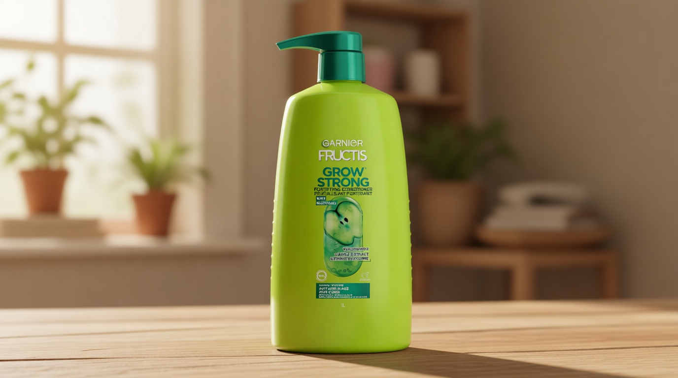 Garnier Fructis Grow Strong Conditioner, 33.8 Fl Oz, 1 Count (Packaging May Vary) Cradle to Cradle Certified