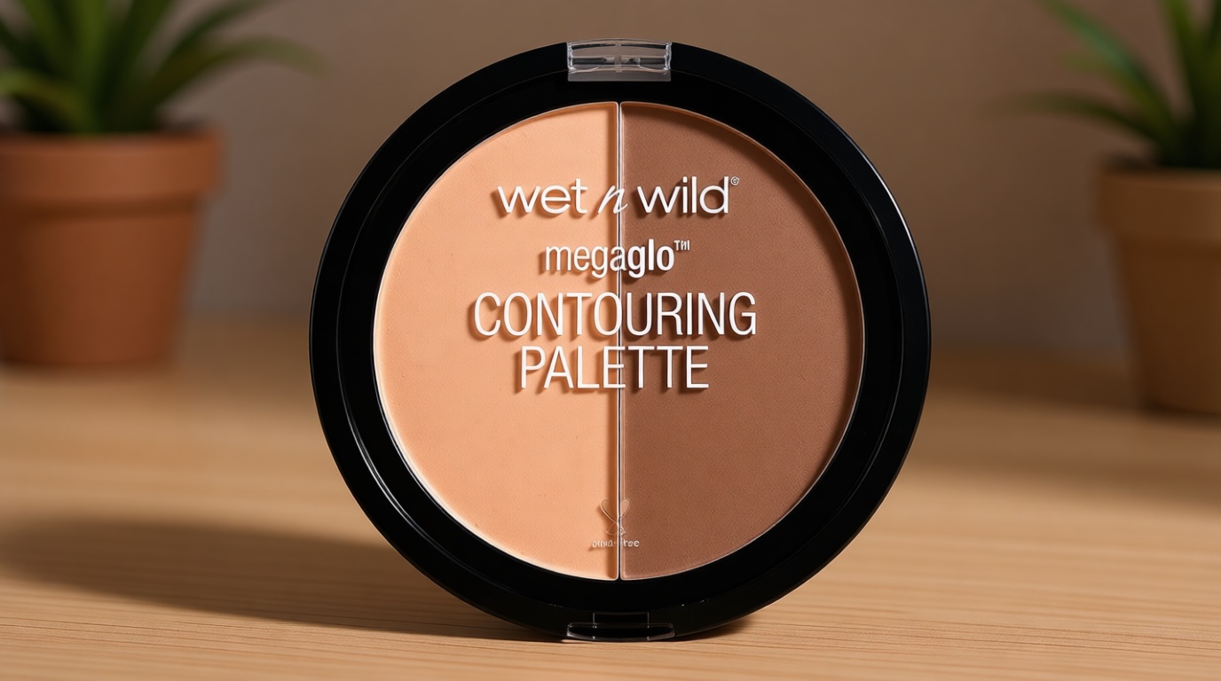 wet n wild MegaGlo Contour Palette, Dulce De Leche | Contouring Powder Face Kit | Flawlessly Sculpted Face
