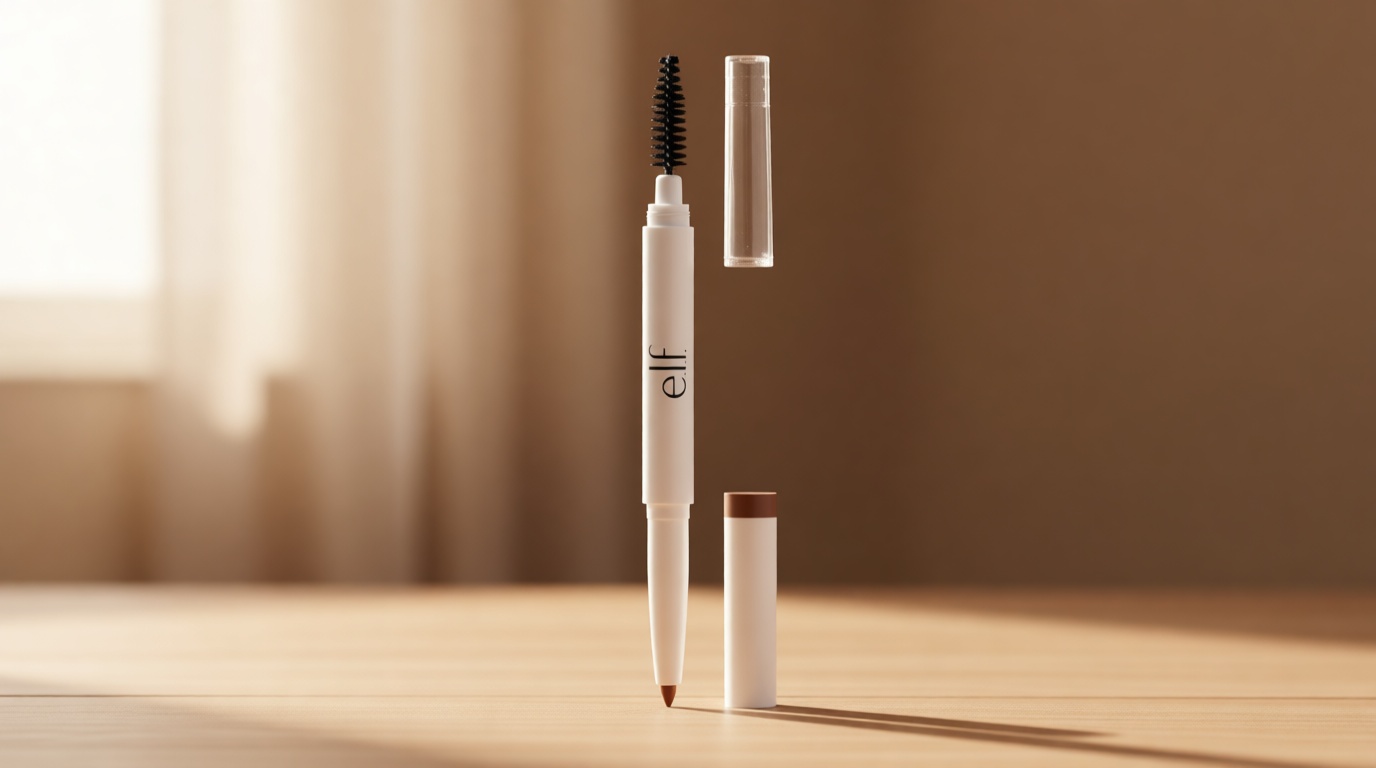 e.l.f. Instant Lift Brow Pencil, Dual-Sided, Precise, Fine Tip, Shapes, Defines, Fills Brows, Contours, Combs, Tames, Taupe, 0.006 Oz