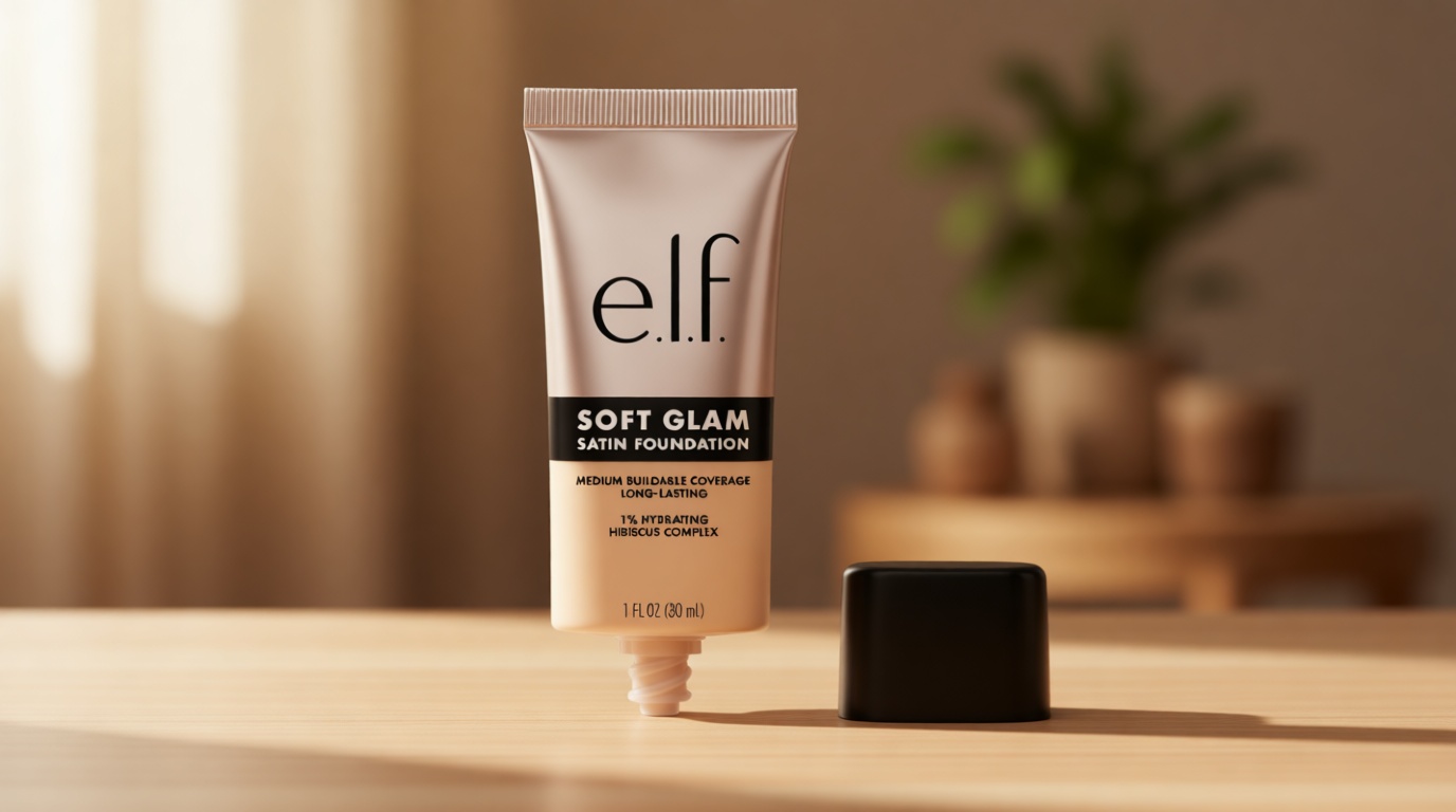 e.l.f. Soft Glam Foundation, Medium Coverage, Long-Lasting & Buildable Foundation For A Smooth, Satin Finish, Vegan & Cruelty-Free, 11 Fair Neutral [Amazon-developed Certification] Compact by Design