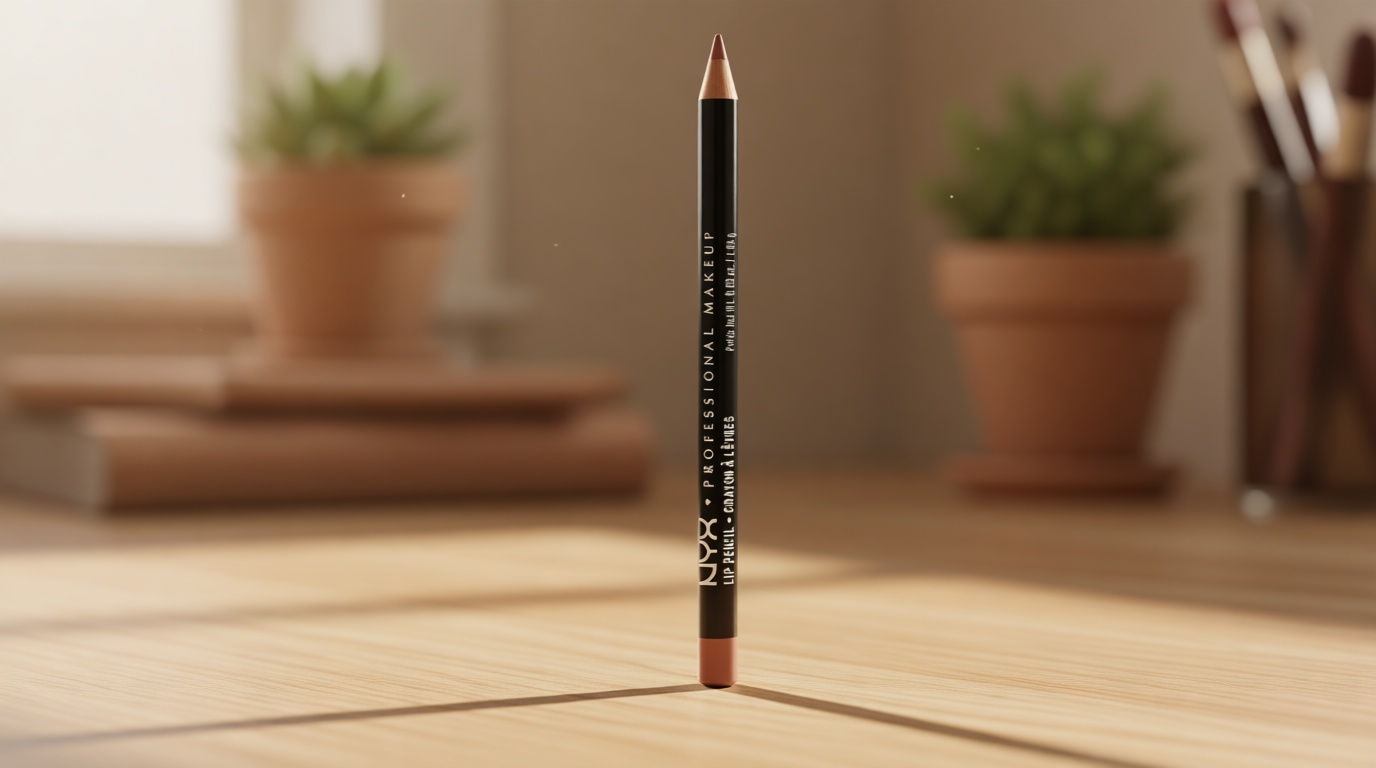NYX PROFESSIONAL MAKEUP Slim Lip Pencil, Long-Lasting Creamy Lip Liner - Peakaboo Neutral