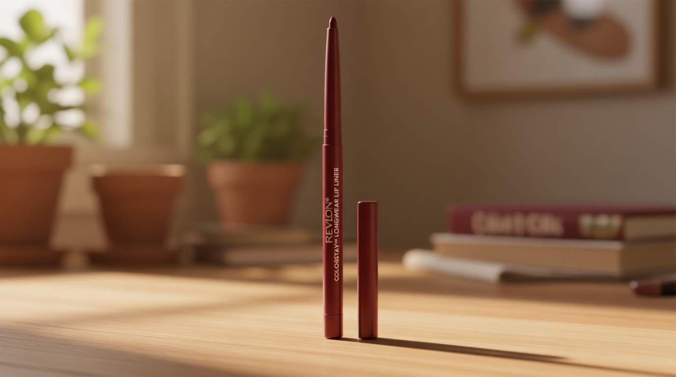 REVLON Colorstay Lip Liner Makeup with Built-In Sharpener, Longwear Rich Colors, Smooth Application, 640 Raisin, 0.01 oz