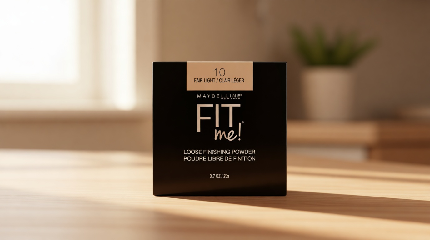 Maybelline Fit Me Loose Setting Powder, Face Powder and Finishing Makeup, Fair Light, 1 Count