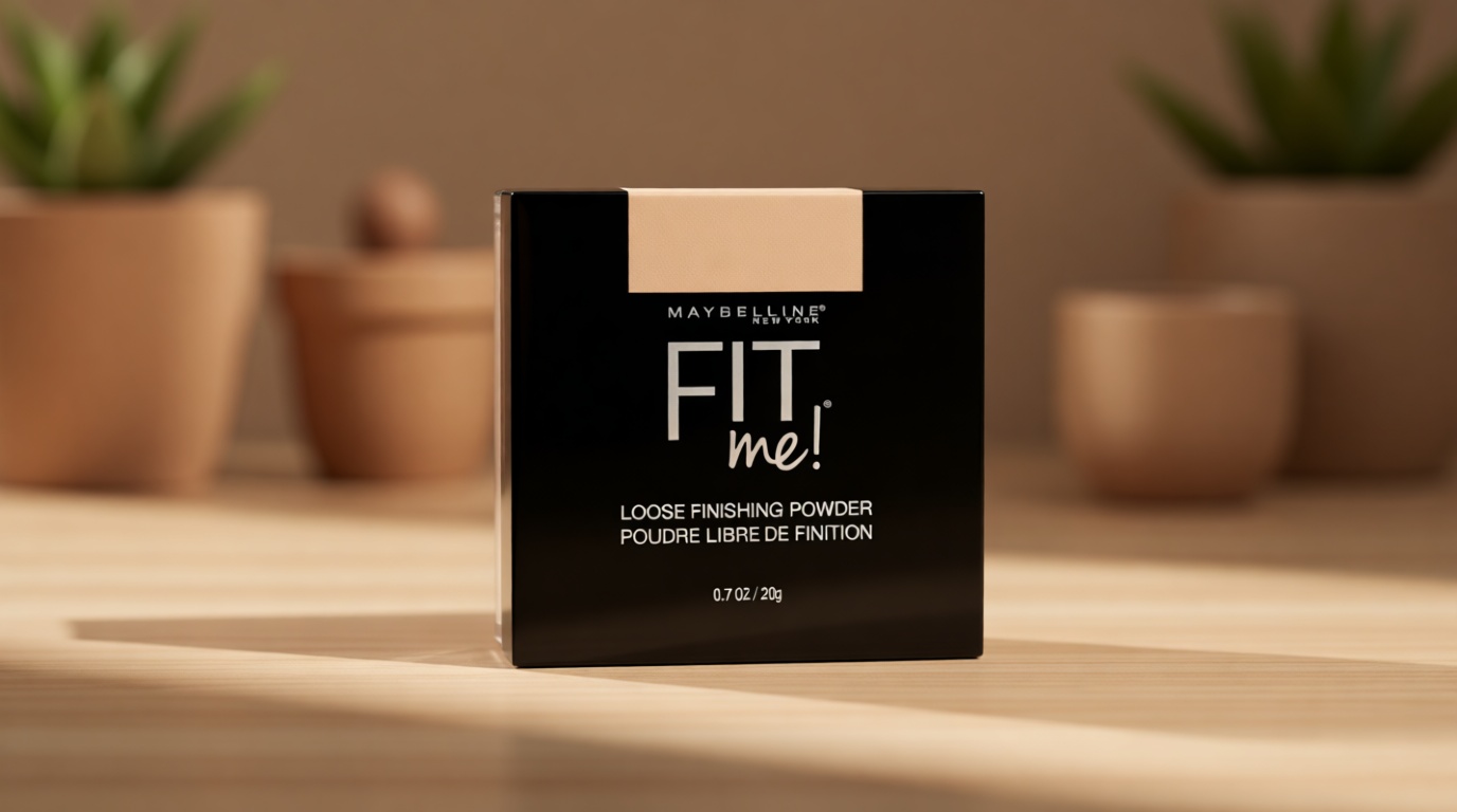 Maybelline Fit Me Loose Setting Powder, Face Powder and Finishing Makeup, Light, 1 Count