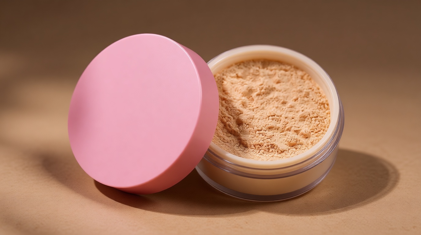 KimChiChic Beauty Puff Puff Pass Set and Bake Setting Powder for Makeup, Extra Fluffy Loose Face Powder Poof, Soft Natural Face Makeup for Uneven Skin Tone, 03 Translucent