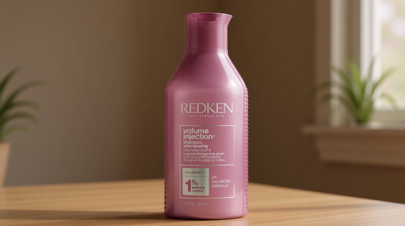Redken Volume Injection Shampoo For Fine Hair - Adds Lift & Body, Volumizing & Detangling Without Weighing Down, Paraben Free Cradle to Cradle Certified