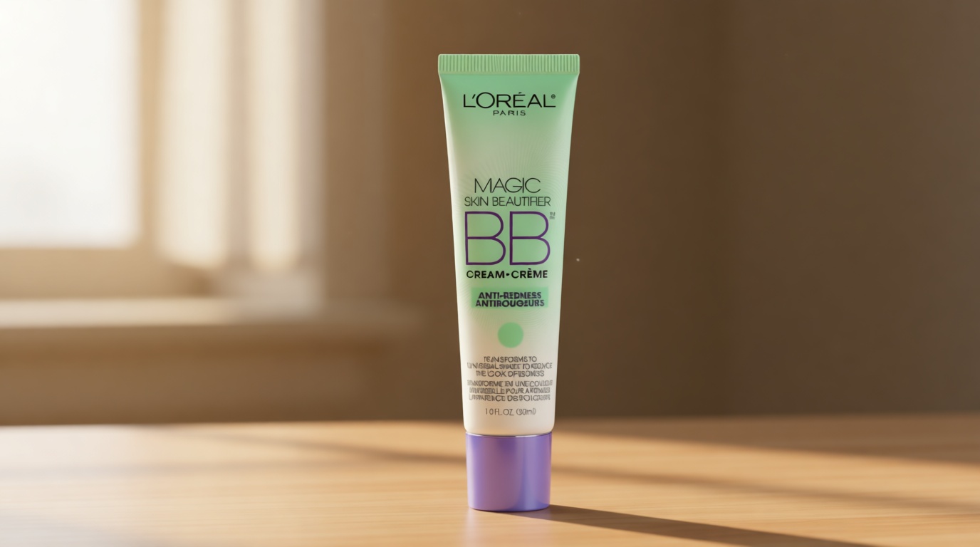 L'Oréal Paris Makeup Magic Skin Beautifier BB Cream Tinted Moisturizer, Anti-Redness, 1 fl oz, 1 Count