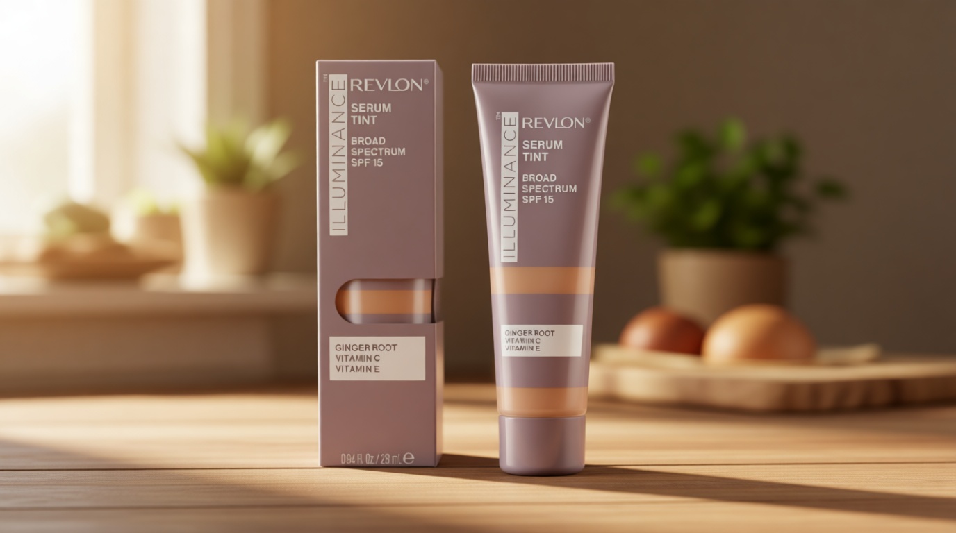 Revlon Illuminance Tinted Serum, Triple Hyaluronic Acid, Evens Out Skin Tone Over Time and Hydrates All Day, SPF 15, 317 Tan Sand, 0.94 fl oz.