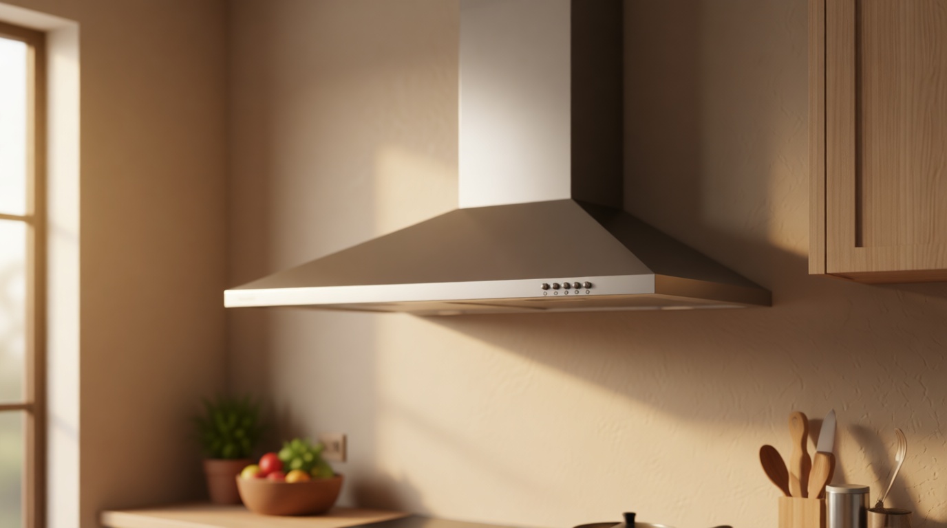 Hermitlux Range Hood 30 inch Stainless Steel, Wall Mount Vent Hood for Kitchen with Charcoal Filter, Ducted/Ductless Convertible