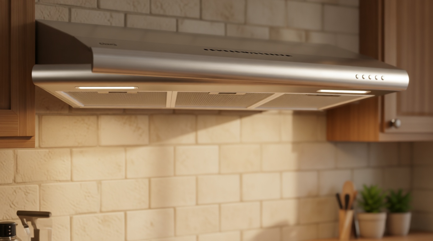 CIARRA Range Hood 30 inch Under Cabinet Ductless Vent Hood for Kitchen Stove Hood with 3 Speed Exhaust Fan in Stainless Steel