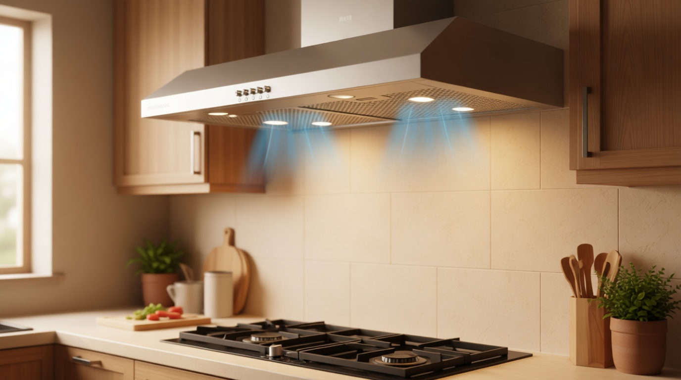 30 Inch Under Cabinet Vent Hood with Brighten Light | 550 CFM Large Flow| Ducted/Ductless Range Hood with Charcoal Filter| 3- Speed Touch Control | 6-Layers Grease Filters|