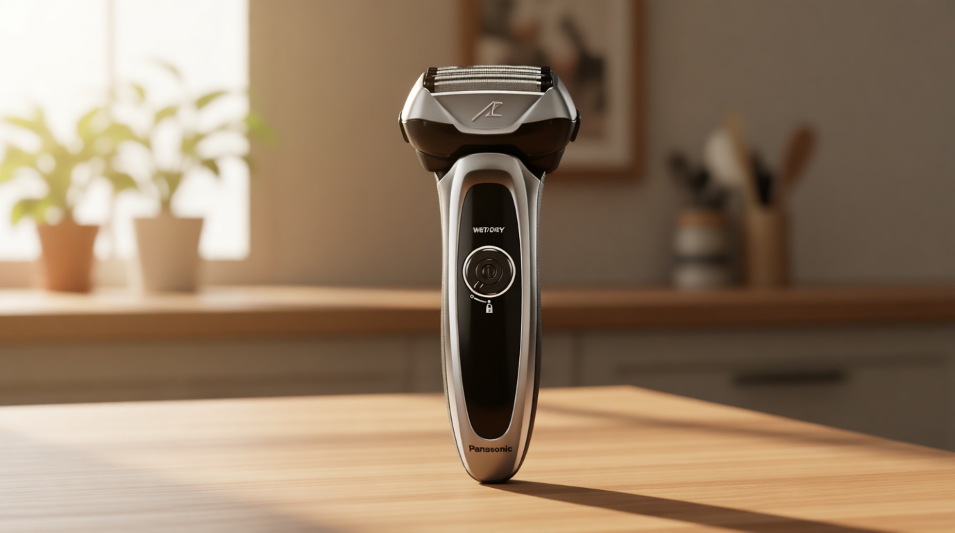 Panasonic ARC5 Electric Razor for Men with Pop-Up Trimmer, Wet/Dry 5-Blade Electric Shaver with Intelligent Shave Sensor and Multi-Flex Pivoting Head – ES-LV65-S (Silver)