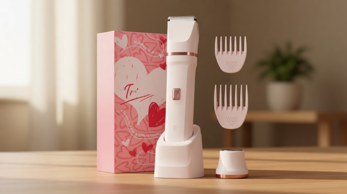 Risina Bikini Trimmer for Women - Painless Electric Razors for Silk Skin,Cordless Body Shaver with Ceramic Blade, Replaceable Lady Razor, IPX7 Waterproof & Easy Cleaning, Birthday Gifts for Beauty