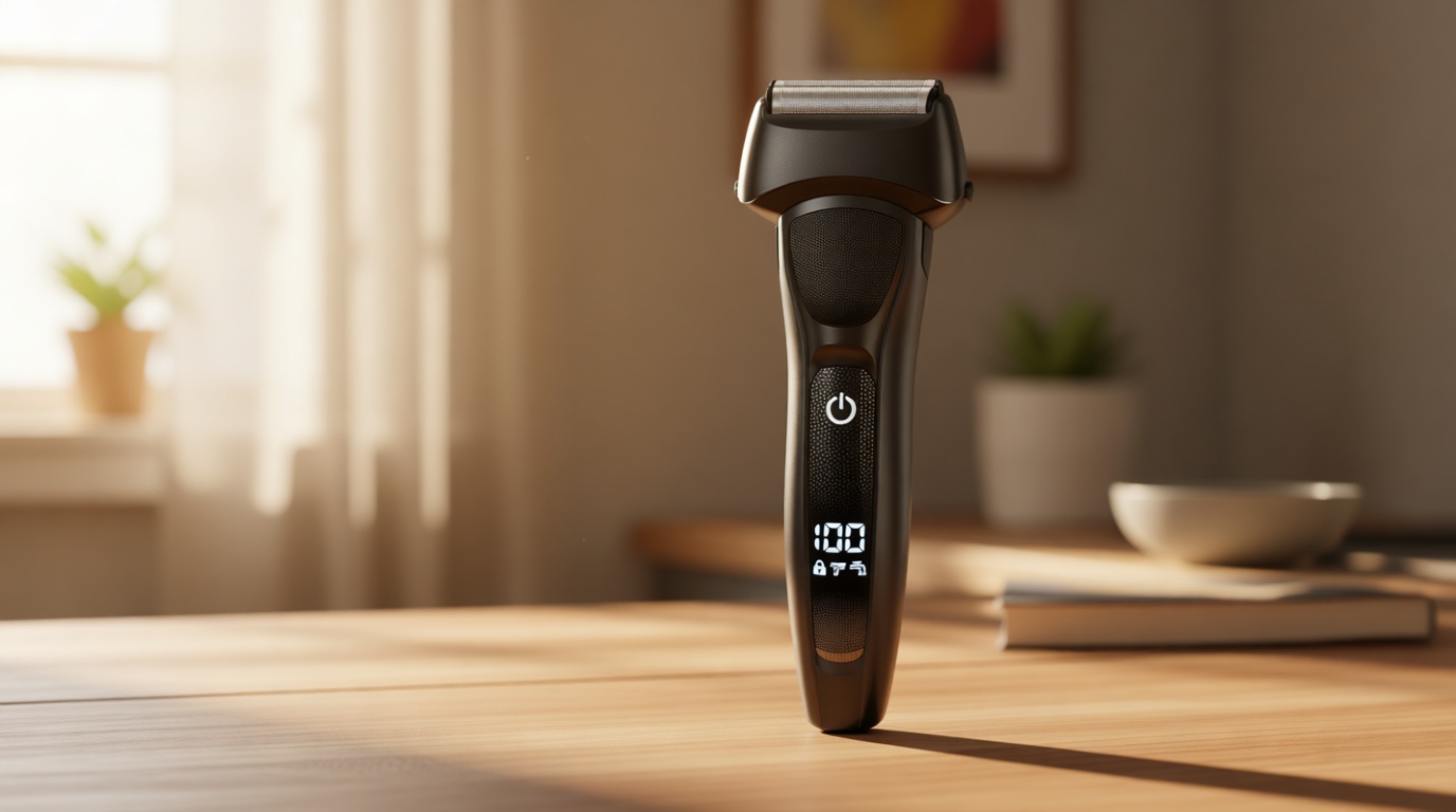 Rechargeable Electric Razor for Men: Floating Foil Shavers with LED Display - Waterproof Wet Dry - 30° Precision Blades, Travel Lock, Face Shaving