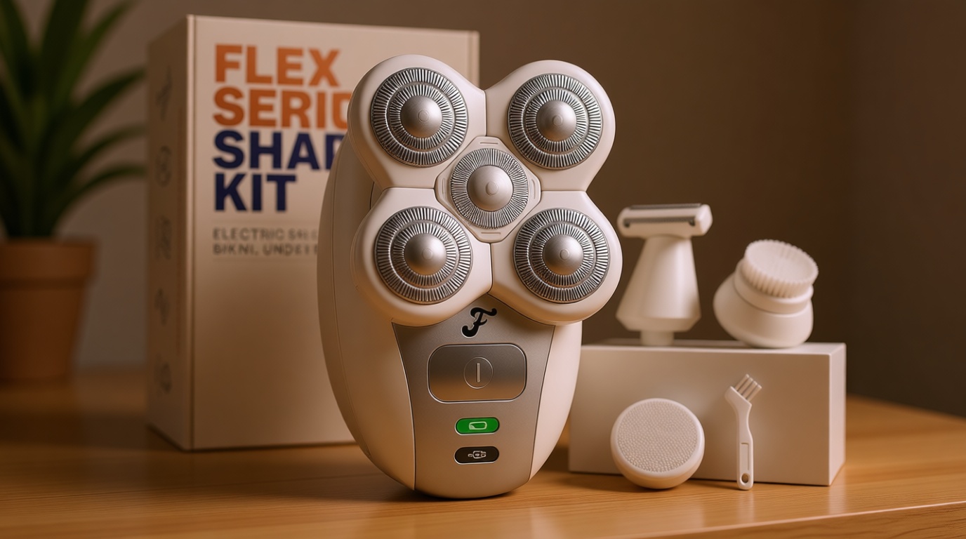 Freebird FlexSeries Electric Razor for Women - Silk Smooth Legs, Body Hair, & Pubic Shaver - for Private Area, Sensitive Skin, Bikini Trimmer