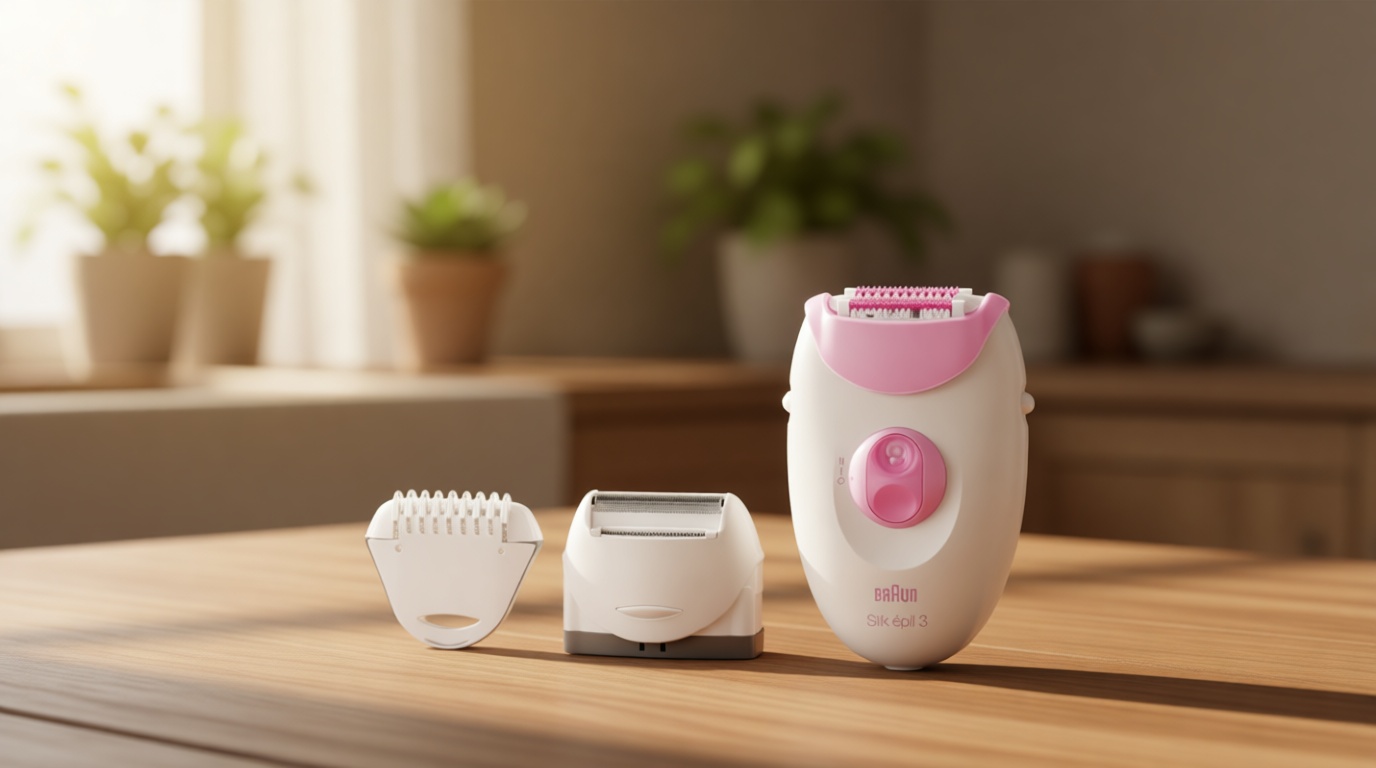 Braun Epilator Silk-epil 3 3-270, Hair Removal Device, Epilator for Women, Shaver & Trimmer, Hair Removal GreenCircle Certified: Certified Energy Savings