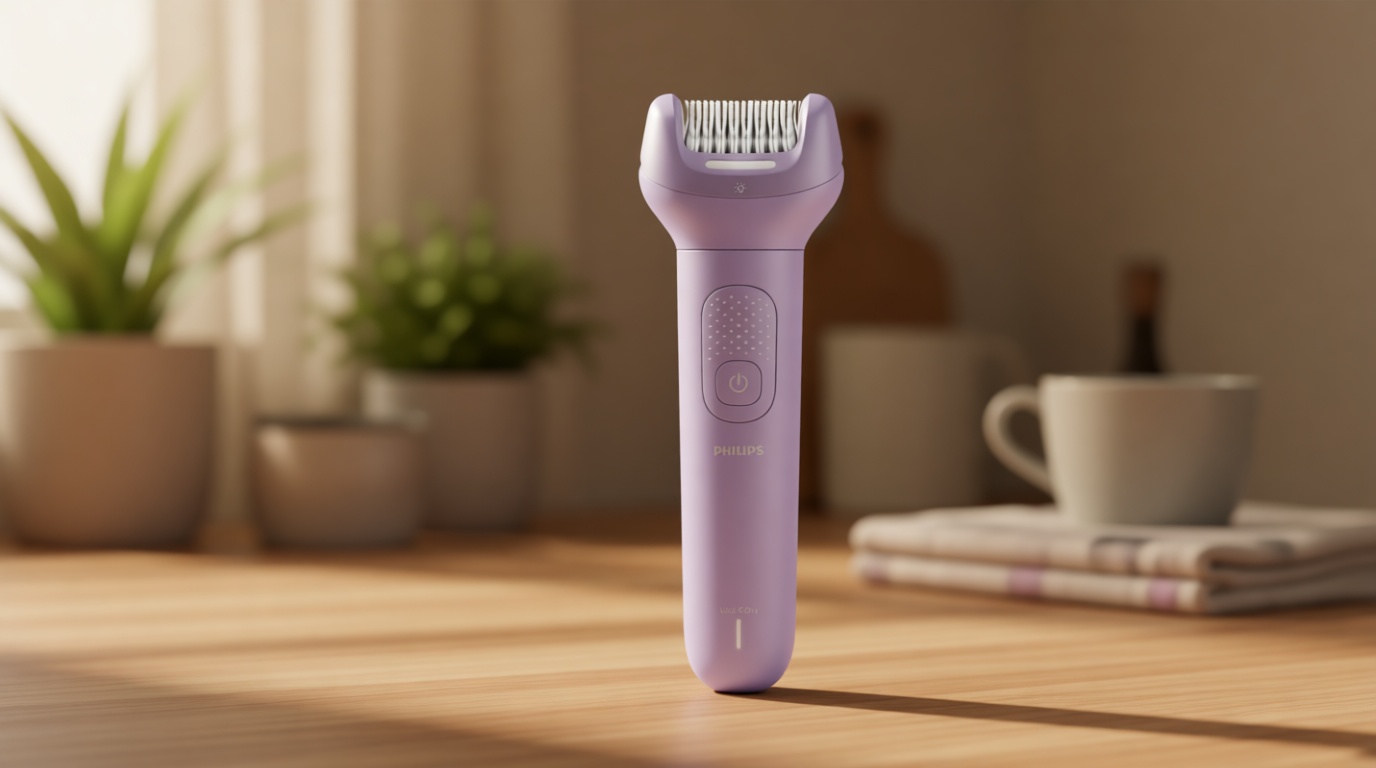 Philips Epilator Series 9000 - Cordless Wet and Dry Electric Epilator, Hair Removal for Legs, Body and Bikini, with ProGuide, 9 Accessories Including Pedicure Head, 60 min. Runtime, Model BRE728/00