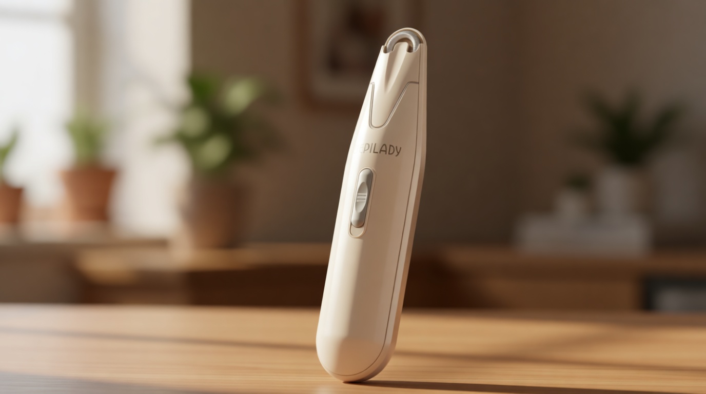 Epilady Esthetic Pearl Epilator for Women Face, Womens Facial Hair Remover | Included Case & Cleaning Brush, Electric Tweezers for Women Facial Hair