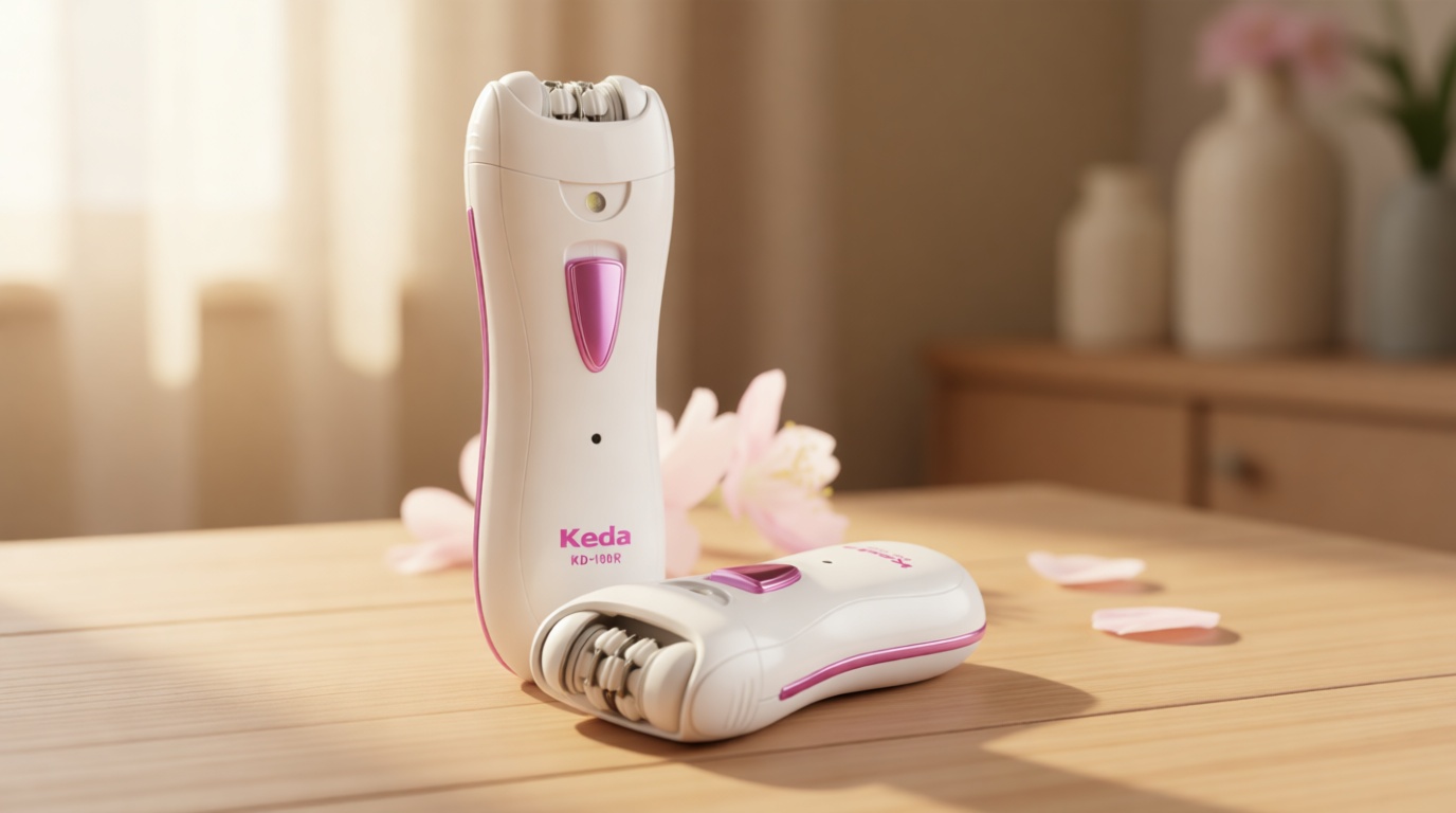 Epilator Smooth Glide Epilator for Women Face RechargeableEpilator for Women FacialEpilator Hair Remover Smooth GlideEpilator for WomenFace Bikini Hair Removal Arms/Face/Peach Fuzz White Portable