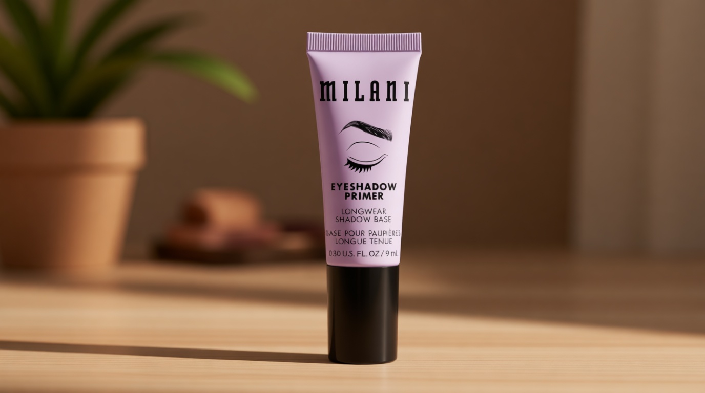 Milani Eyeshadow Primer - Clear Lightweight Eye Makeup Base for Crease-Proof Longwear - Preps Lids for Vibrant Color on All Skin Types - 1 Pack