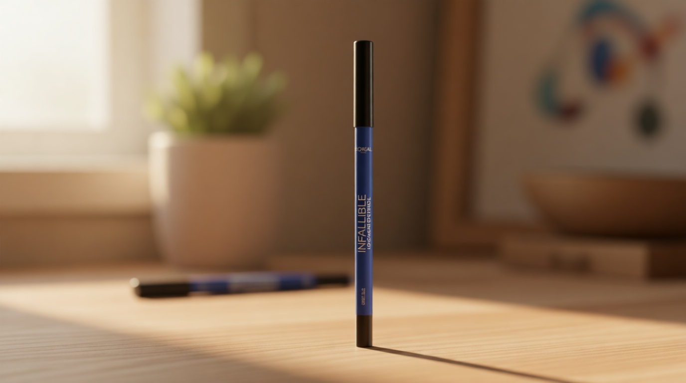 L'Oreal Paris Makeup Infallible Pro-Last Pencil Eyeliner, Waterproof and Smudge-Resistant, Glides on Easily to Create any Look, Cobalt Blue, 0.042 oz.