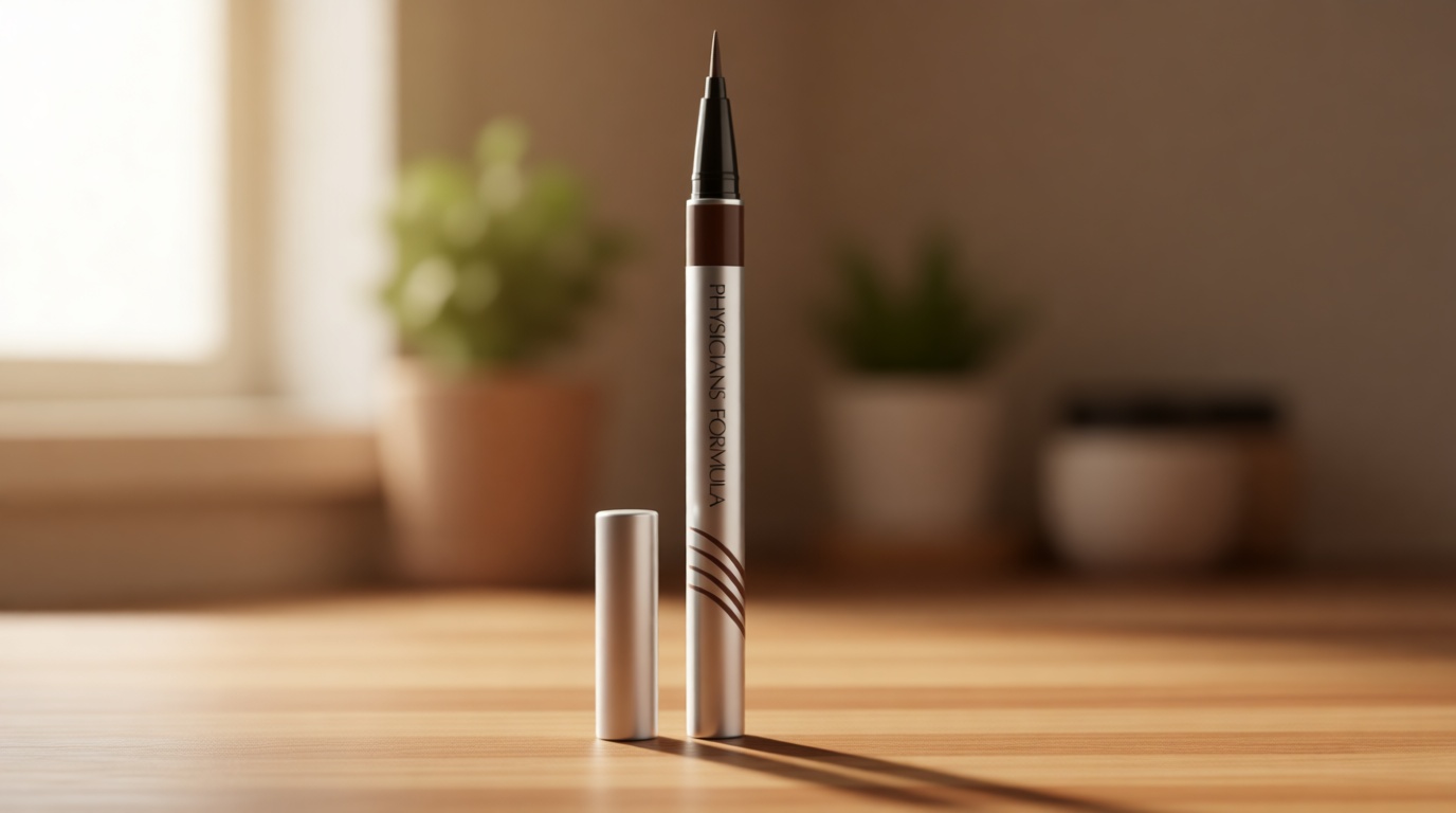 Physicians Formula Eye Booster, Lash-Enhancing 2-in-1 Eyeliner Serum, Dermatologist Approved, Hypoallergenic, Cruelty-Free & Vegan - Deep Brown