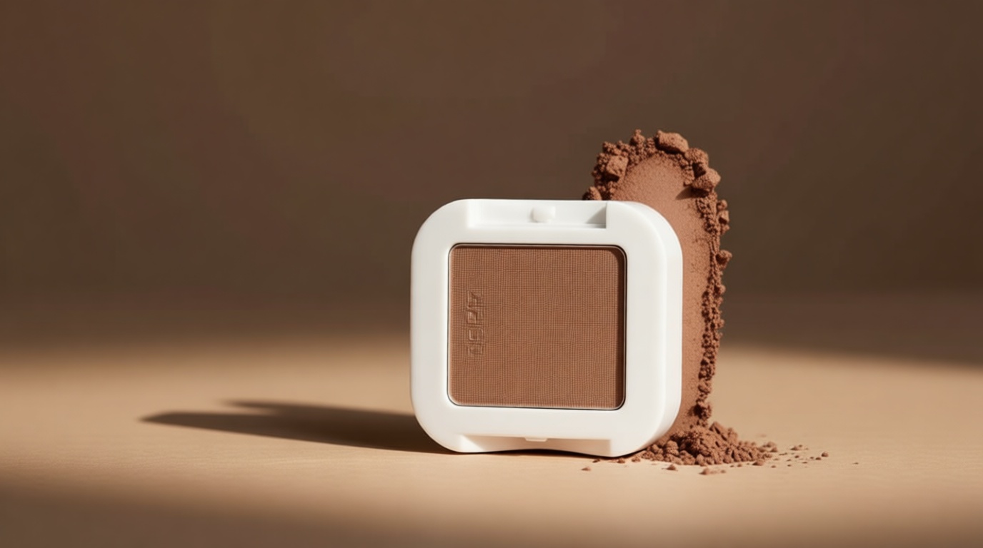 evpct Matte Brown Eyeshadow Palette Makeup for Older Women, Nude Rosy Brown Cream Eye Shadow Palette Single for Older Women Matte, Monochrome Natural High Pigment Mini Eyeshadow Sombra Para Ojos