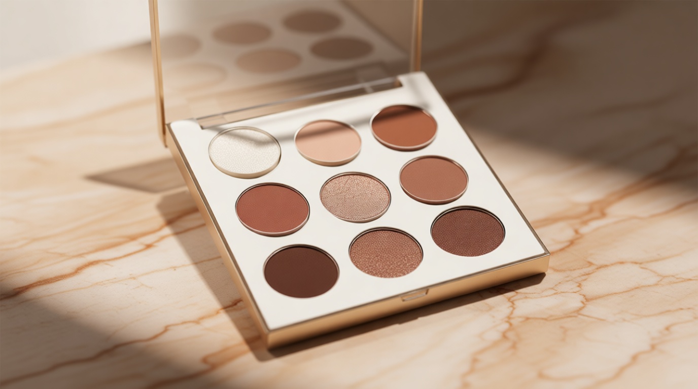 docolor Neutral Eyeshadow Palette 9 Colors Nude Brown Eyeshadow Palette Eye Shadow Palette Makeup Palettes with Velvety and Silky Finishes Highly Pigmented Mattes Shimmers Glitter Eye Makeup Palettes