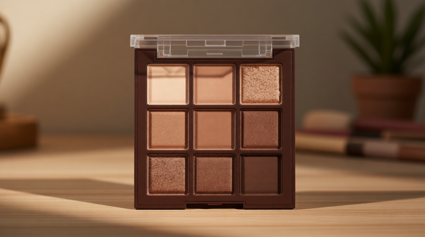 CAKAILA Neutral Nude Brown Smokey Eye Shadow Palette,Rose Gold Bronze Naked Cream Eyeshadow Palette Makeup,Natural Eyeshadow for Eyes Long Lasting Naturing-Looking