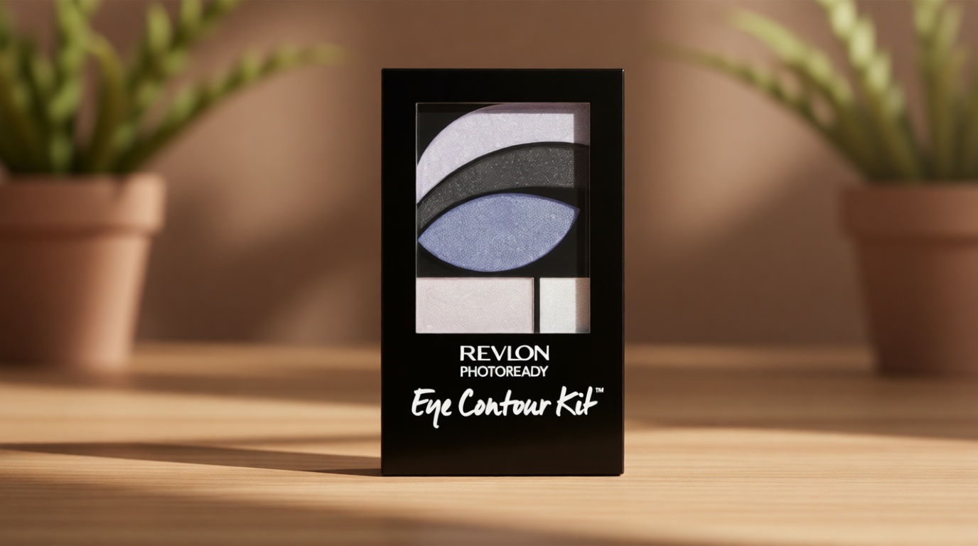 REVLON PhotoReady Eye Contour Kit, Eyeshadow Palette with 5 Wet/Dry Shades & Double-Ended Brush Applicator, Avant Garde (525), 0.1oz