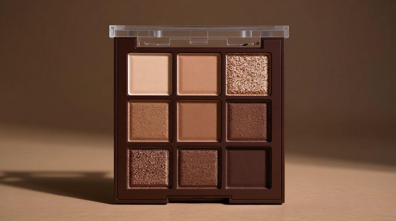 CAKAILA Neutral Nude Brown Smokey Eye Shadow Palette,Rose Gold Bronze Naked Cream Eyeshadow Palette Makeup,Natural Eyeshadow for Eyes Long Lasting Naturing-Looking