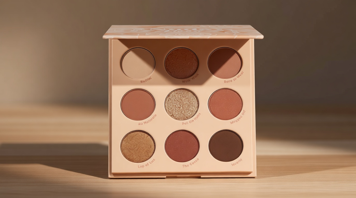 ColourPop Nude Mood Eyeshadow Palette - Brown & Copper Palette with Metallic and Matte Finishes - High-Pigment Eye Makeup with a Long-Wearing Formula (0.3 oz)