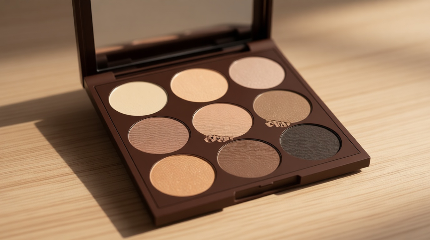 MYSTER ROSEY Neutral Eyeshadow Palette, Nude Eyeshadow Palette, Matte Eye Shadow Makeup Palette with Mirror, Long-Lasting Wear, Vegan, Cruelty-Free - 0.5oz